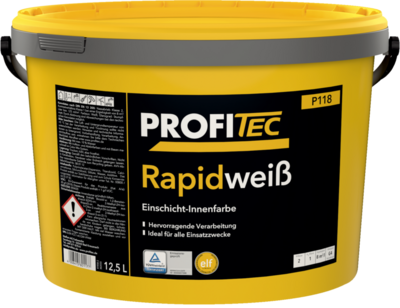 P118 Rapidweiß Gebinde P118 Rapidweiß