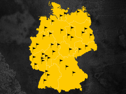 Deutschlandkarte Haendlersuche Deutschlandkarte mit Standorten von PROFITEC