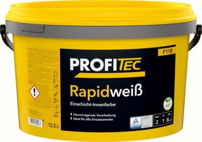 P118 Rapid Weiß Gebinde P118 Rapid Weiß | Einschicht-Innenfarbe